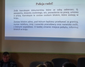 slajd dot. porad przed wyjazdem do pracy za granicę