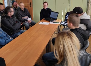 spotkanie z osobami z Urzędu Pracy dot. wyjazdów za granicę