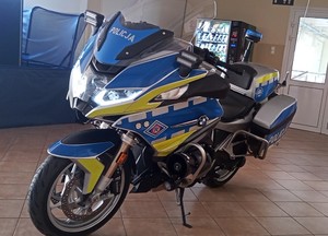policyjny motocykl
