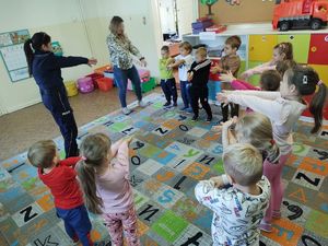 spotkanie z przedszkolakami w Wysokiej