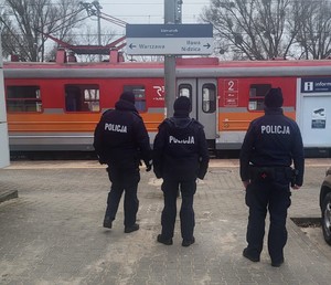 kursanci z APOLu podczas służb na terenie powiatu działdowskiego