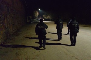 kursanci z APOLu podczas służb na terenie powiatu działdowskiego