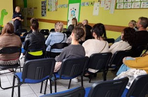 spotkanie policjantek z rodzicami
