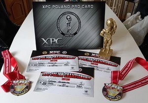 asp. Cezary Urbaniak na zawodach siłaczy
