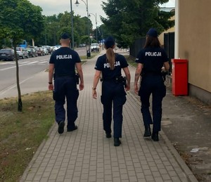 Słuchacze Akademii Policji w Szczytnie podczas służb w powiecie działdowskim