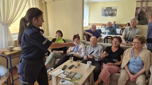 spotkanie policjantek z seniorami