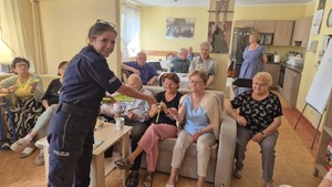 spotkanie policjantek z seniorami
