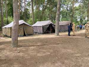kontrola obozowiska w Wąpiersku