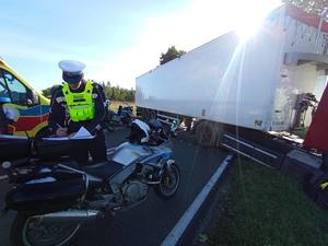 zdarzenie z ciężarówką