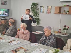 spotkanie policjantek z seniorami z Klubu Senior + w Działdowie