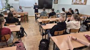 wizyta policjantek w szkole