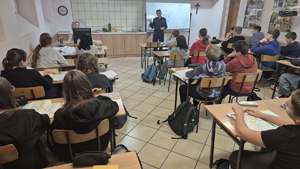 wizyta policjantek w szkole