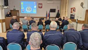 Odprawa roczna policjantów powiatu działdowskiego