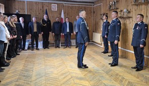 Zbiórka z okazji zmiany na stanowisku Komendanta Powiatowego Policji w Działdowie