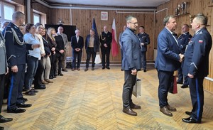 Zbiórka z okazji zmiany na stanowisku Komendanta Powiatowego Policji w Działdowie