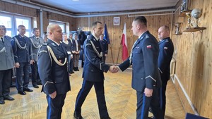 Zbiórka z okazji zmiany na stanowisku I Zastępcy Komendanta Powiatowego Policji w Działdowie