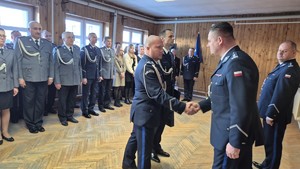 Zbiórka z okazji zmiany na stanowisku I Zastępcy Komendanta Powiatowego Policji w Działdowie