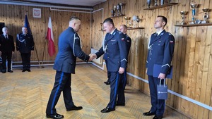 Zbiórka z okazji zmiany na stanowisku I Zastępcy Komendanta Powiatowego Policji w Działdowie
