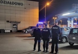 Kursanci z APOLu podczas służby w Działdowie