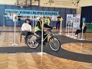 Rowerowy Turniej BRD - eliminacje powiatowe w Lidzbarku