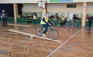 Rowerowy Turniej BRD - eliminacje powiatowe w Lidzbarku